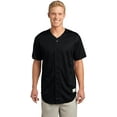 thumbnail image 2 of Sport-Tek Men's 100 Percent Polyester Tough Mesh Full-Button Jersey. ST220, 2 of 4