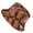 Brown, variant on Unisex Bucket Hat Meat Print Quirky Fisherman Sun Hat Foodie