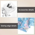 thumbnail image 5 of YFYANG Blue Watercolor Butterfly Pattern Tapestry, Bedroom Dormitory Living Room Decoration Tapestrys Wall Hanging , 80 x 60 in, 5 of 8