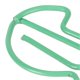 thumbnail image 3 of 100 Pcs Rabbit Shaped Paper Clip Creative Cute Cartoon Animal Golden Page Marker File Note Clips Green, 3 of 3