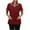 Wine, variant on Hvyesh Womens Scrubs Tops 2025 Short Sleeve V Neck Tunic Nursing Working Uniform Slim Fit Button Downs Scrubs Tops