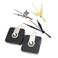 thumbnail image 3 of QccHieUs Clock Motor Movement Wall Clock Mechanism DIY Repair Parts Replacement with 3 Different Pairs of Hands, Shaft Length 0.5Inch/ 13 mm, Black Gold, 3 of 7