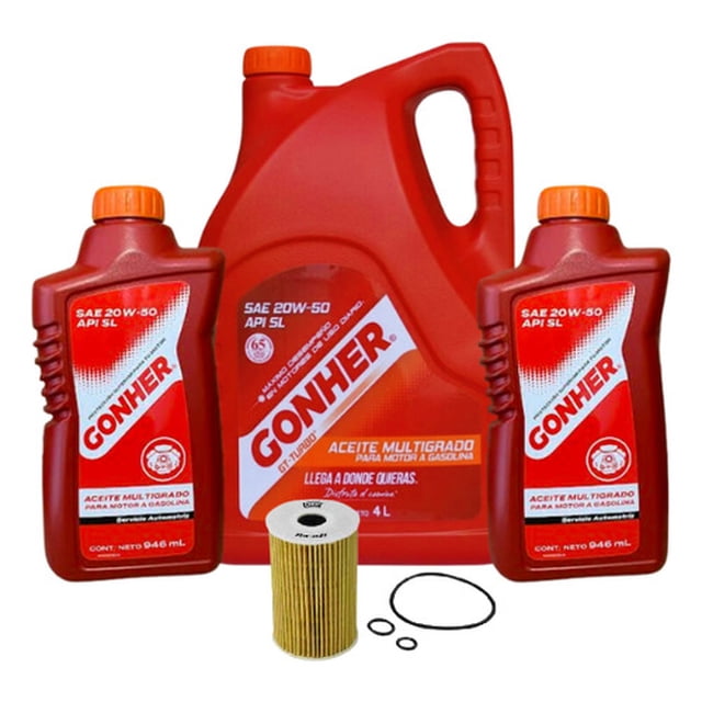 Kit Cambio De Aceite Transporter 2014 2.0t Gonher 20w50
