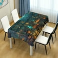 thumbnail image 2 of DEIARA Halloween Party Night Square Tablecloth 60×90in Polyester Fabric Tablecloth Washable Dust Resistant Wrinkle Resistant, 2 of 9