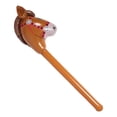 thumbnail image 4 of Palos de animales inflables para niños, globo con forma de cabeza de caballo, martillo inflable para fiestas de cumpleaños temáticas, decoración del hogar, color marrón claro, 4 of 7