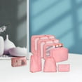 thumbnail image 4 of 8Pcs/Set Packing Cubes for Travel Clothes Sorting Organizer Luggage Storage for Home Camping Family pink, 4 of 8
