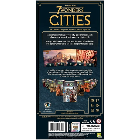 Juego de Mesa Repos Production 7 Wonders Cities EXPANSIÓN Nueva Edición