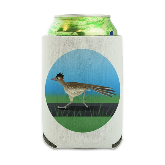 Roadrunner Runs Fast Can Cooler - Drink Sleeve Hugger Collapsible Insulator - Beverage Insulated Holder