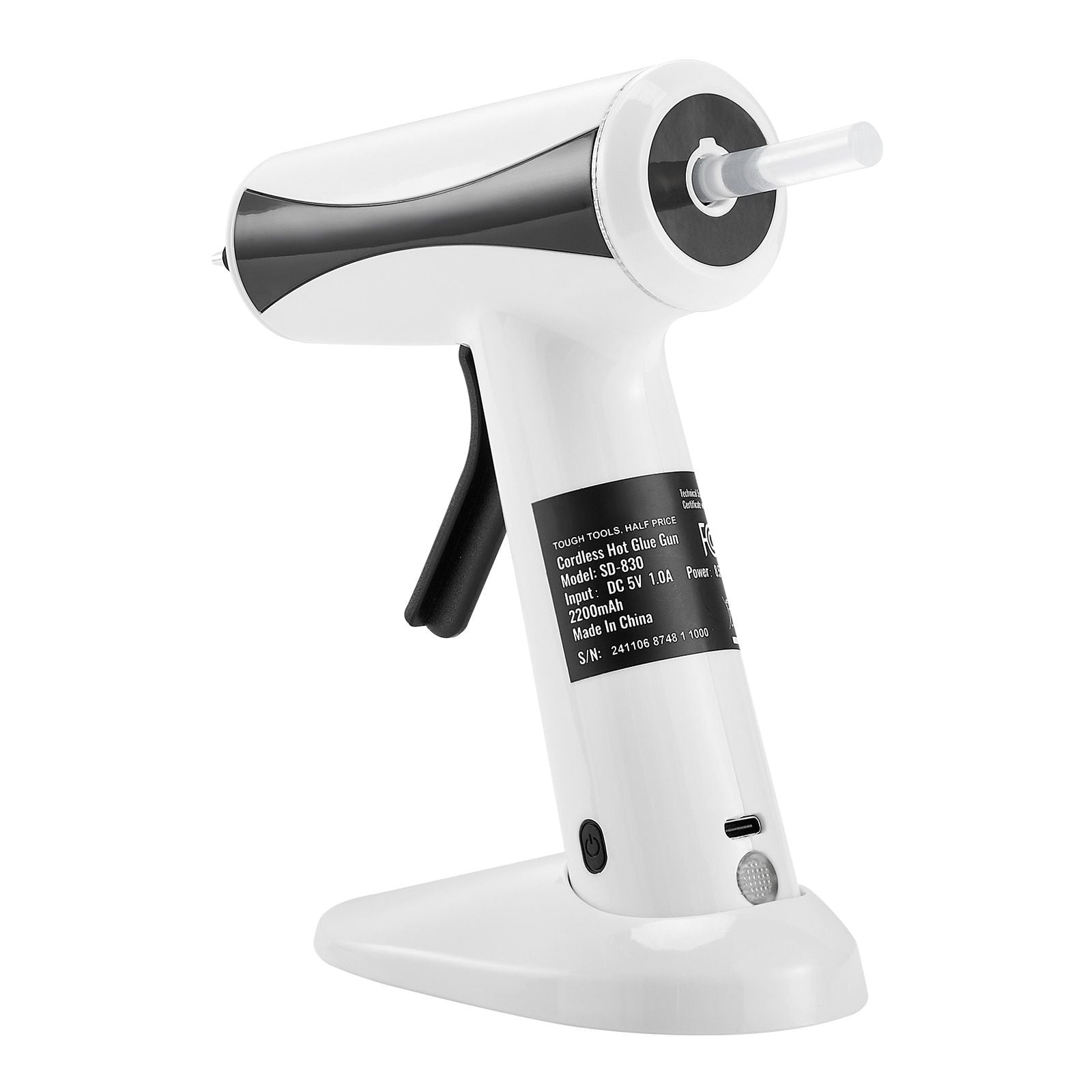Wireless Hot Glue Gun Kit, 2200mAh Battery & 20 Glue Sticks, Fast Heating High Temp for DIY Crafts, Home Repairs, Arts Projects
