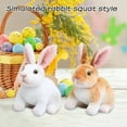 thumbnail image 3 of Easter Bunny Plush Stuffed Animal, 11.8 Inch Super Soft Standing Rabbit Toy, Ideal Easter and Birthday Gift for Children, 3 of 6