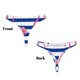 thumbnail image 3 of Balery Flamingo Tangas de Algodón para Mujer con Estampado – Ropa Interior Sexy, Transpirable, G-string-X-Small, 3 of 6