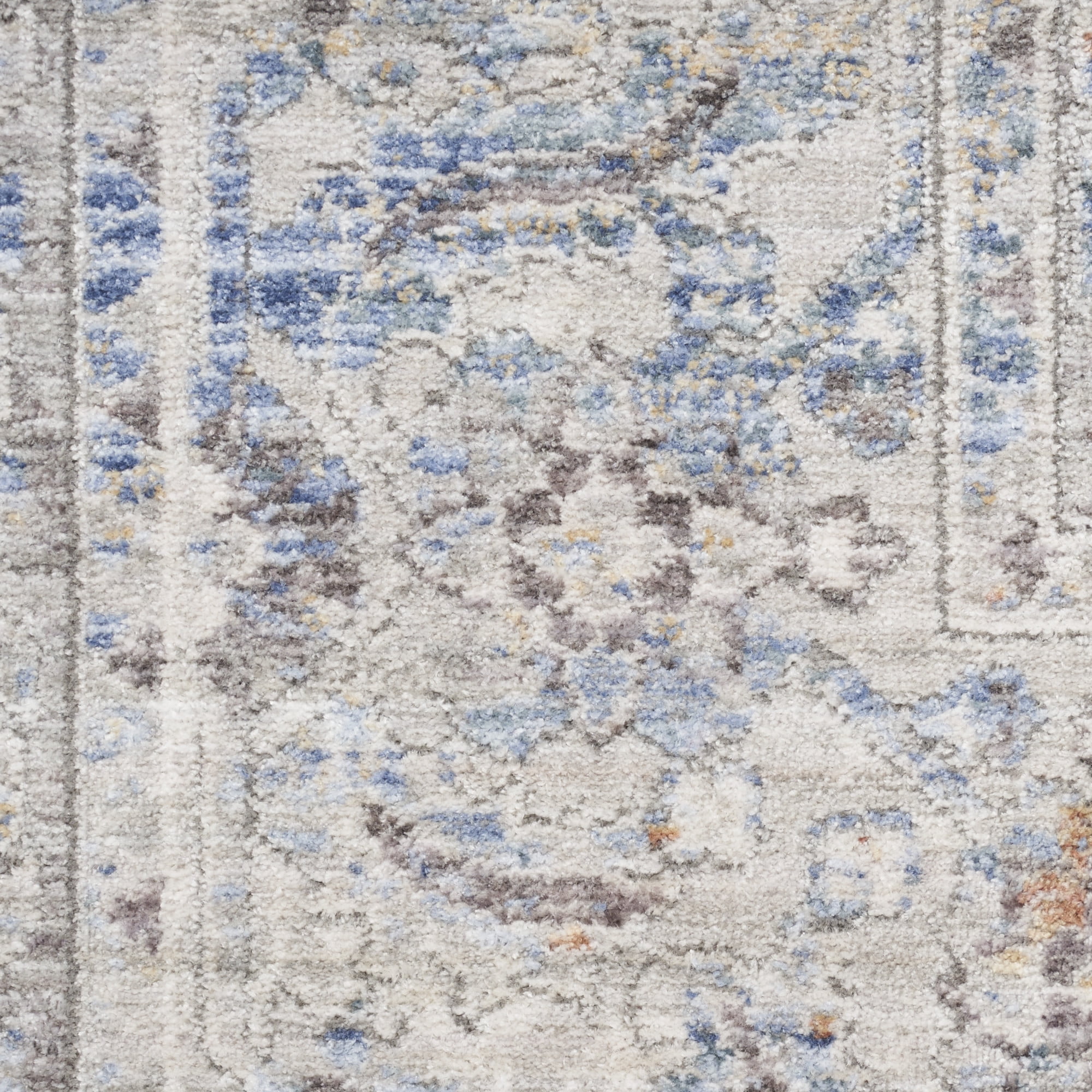 Nourison Elegant Heirlooms 7'10" x 10' Grey Gold Vintage Indoor Rug