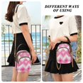 thumbnail image 6 of FORMRS Crossbody Bag for Women Quilted Travel Shoulder Cell Phone Purse with Chain Strap Handbag, Heart Geometric, 6 of 7