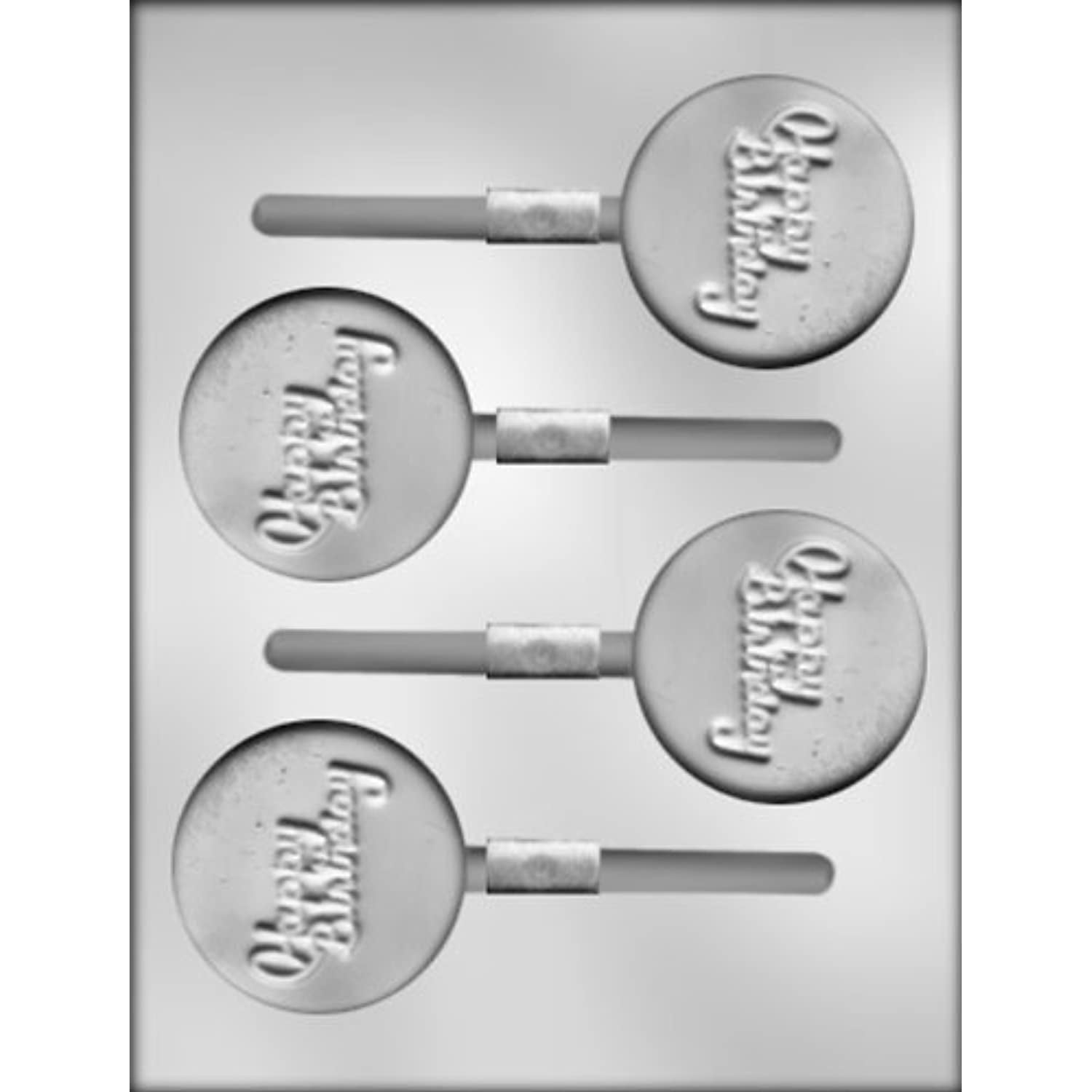 CK Products 2-1/2-Inch Circle withHappy Birthday Chocolate Mold 90-12125