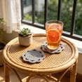 thumbnail image 5 of Bomd Cotton Rope Trivet Octagon Hot Pad Heat Resistant Pot Macrame Table Mat, Woven Macrame Table Mat Protects Surfaces for Holiday Kitchen And Dining Table Decor,7In,Gray, 5 of 5