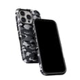 thumbnail image 5 of DesignSkinz Scratch-Resistant Hard Slim Case Compatible with iPhone 15 Pro (Compatible with MagSafe) - Traditional Black & White Camo, 5 of 9