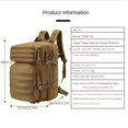 thumbnail image 2 of 45L Waterproof Multi-Compartment Tactical Backpack - Camouflage, Large Capacity, Perfect for Outdoor Fitness, Travel & Computer Use, 2 of 5