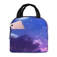 thumbnail image 1 of Fotbe Dreamy Colorful Starry Sky Bolsa Térmica con Estampado y Forro de Aluminio Grueso Bolsa de Almuerzo con Bolsillo Frontal para Hombres y Mujeres, Ideal para Trabajo, Escuela, 1 of 8