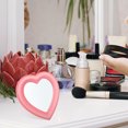 thumbnail image 4 of Shisuyan Heart Shape Mirror Tabletop Makeup Mirror Creative Standing Wall-mounted Mirror, 4 of 9