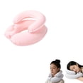 thumbnail image 3 of Inflatable Travel Neck Pillow, Press To Inflate Air Cushion, Double Layer Ergonomic Neck Support Pillow For Airplane Car Train Office Travel Rest Portable Head Support, 3 of 3