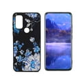 thumbnail image 1 of Compatible with Motorola Moto G Pure Phone Case, Blue-Flowers-4 Case Men Women, Flexible Silicone Shockproof Case for Motorola Moto G Pure, 1 of 1