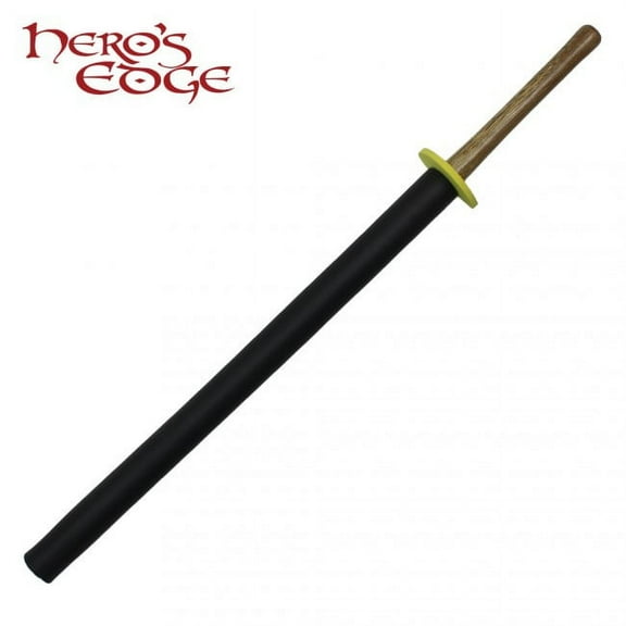 36 Inch Hard Wood Bokken - Black Foam