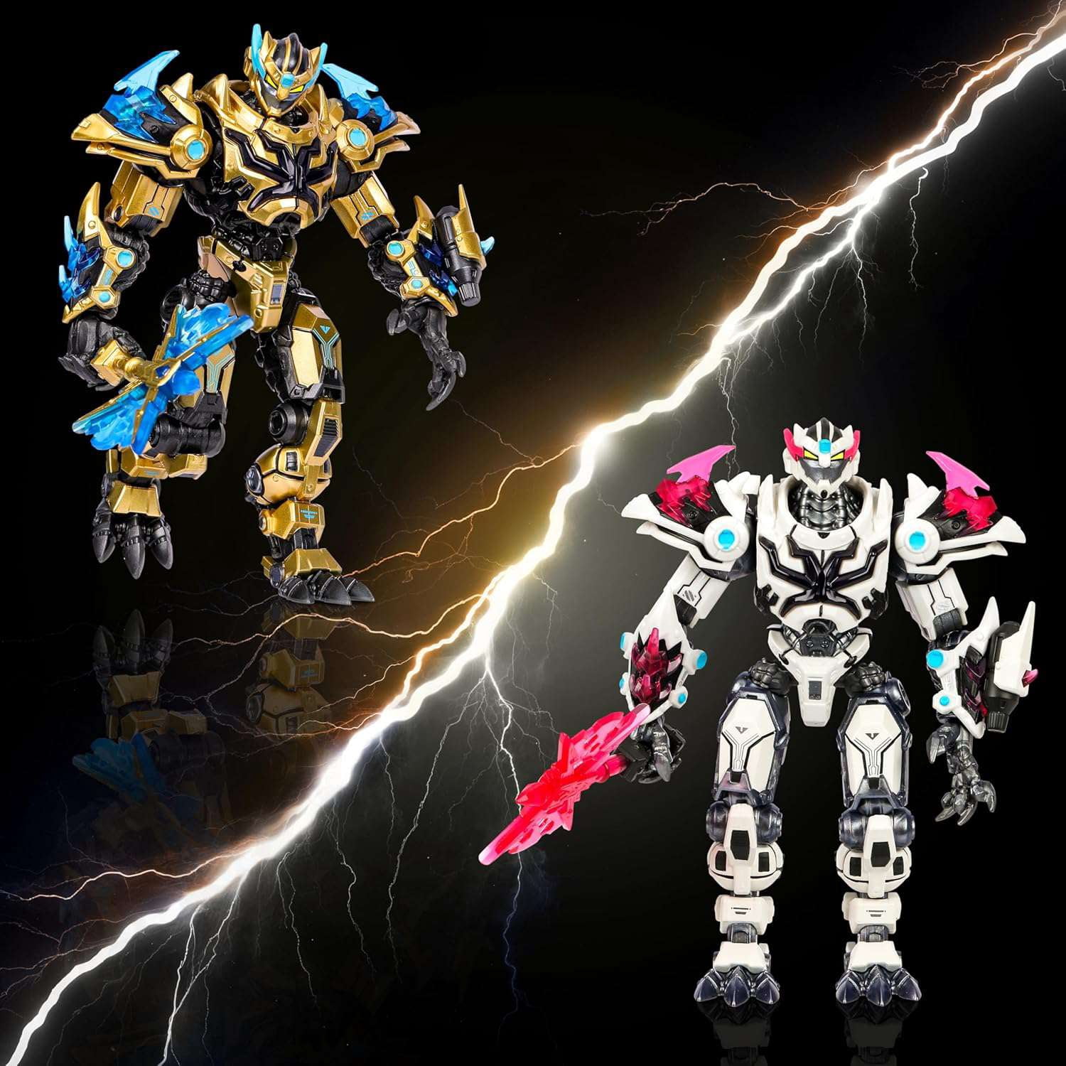 MrBeast Lab Platinum Series 6.5” Tiger Battle Titan Collector Figure, Extreme Detailing, Premium Packaging, 35 Points Of Articulation, Ages 5+