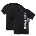 thumbnail image 2 of RapDom U.S. Marines Licensed Military Mens Tee [Black - XL], 2 of 2