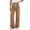 Brown, variant on Dzrciro Denim Pants for Women, Drawstring High Waist Straight Leg Jeans with Side Pockets, Casual Daily Office Working Long Pants S-2XL