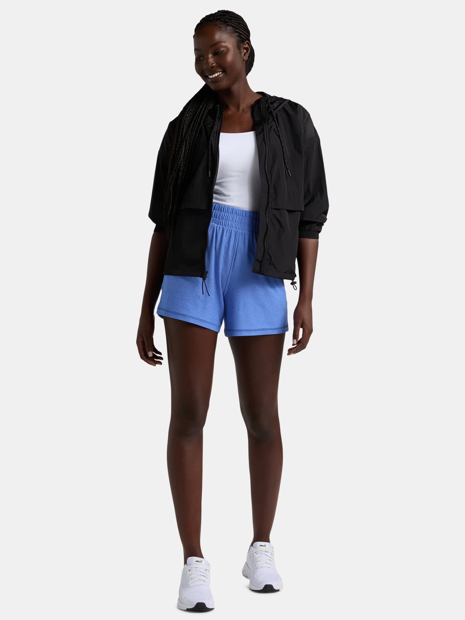 Athletic Works Women's and Women’s Plus ButterCore Soft Performance Gym Shorts, Available in 1, 2 and 5-Pack, Sizes XS-4X