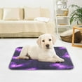thumbnail image 6 of Pet Cooling Pad Foldable Self Cooling Mat Breathable Pet Cushion Sleep Pad for Dogs and Cats Glowing Butterflies Pattern M, 6 of 9