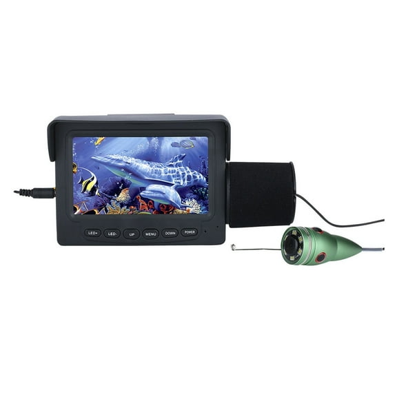 15M/30M 1200TVL Fish Finder Underwater Fishing Camera 4.3 Inch Monitor 6PCS 6W IR LED Night Vision Camera For Fishing ,Fishing Observation Device