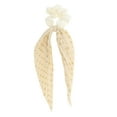 thumbnail image 4 of Unique Bargains 1 Pc Elegant Satin Hair Scrunchies Hair Ties Beige, 4 of 5