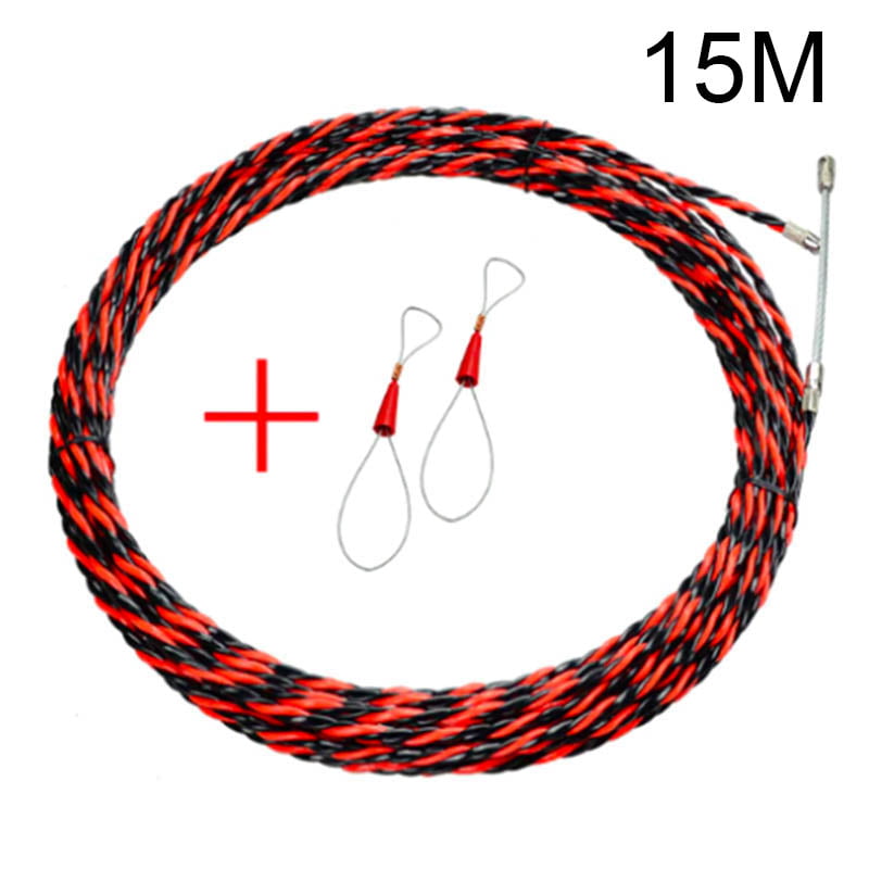 15m 50' Feet Electrians Fish Tape Electrical Cable/ Wire/ Lead Puller 