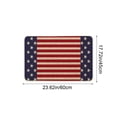 thumbnail image 3 of Danhjin 4th of July Door Mat, Patriotic Welcome Doormat with Flags Design Rubber Vintage Linen for Indoor Outdoor Home Independence Day Decor, 3 of 6