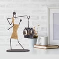 thumbnail image 2 of DOLITY Abstract Character Girl Lantern Sculpture Candle Holder for Holidays Parties C, 2 of 9