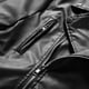 thumbnail image 5 of Kalauyu Mens Leather Jacket Motorcycle Black Biker Jackets Vintage Faux Leather Outwear Casual, 5 of 7