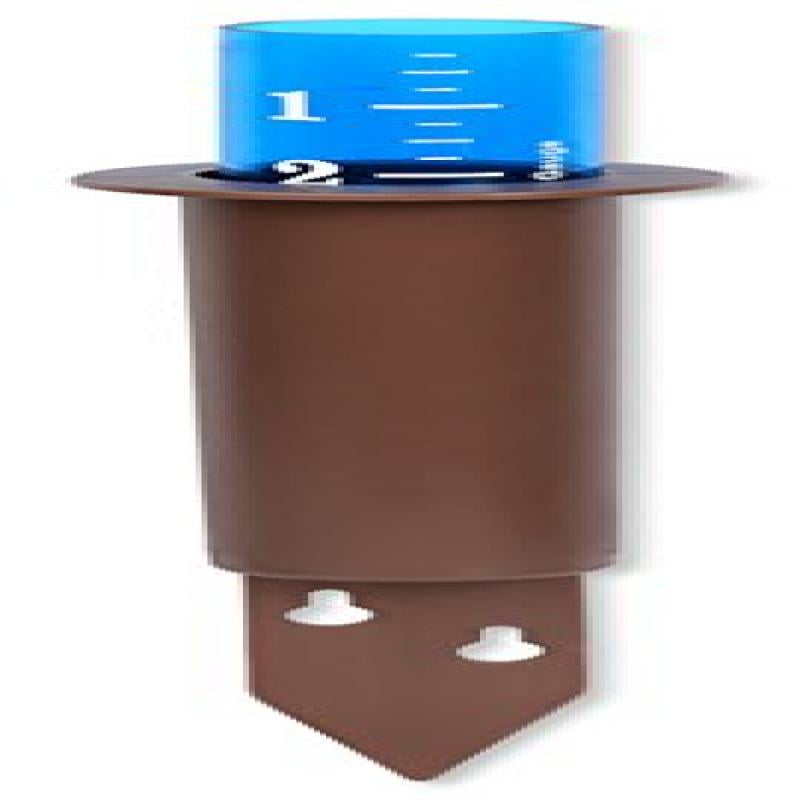 World's Coolest Plastic Deck Mount Rain Gauge. The Original Floating