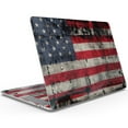 thumbnail image 3 of Design Skinz American Distressed Flag Panel Full-Body Wrap Scratch Resistant Decal Skin-Kit Compatible with MacBook 13" Pro w/TB (A1989), 3 of 5