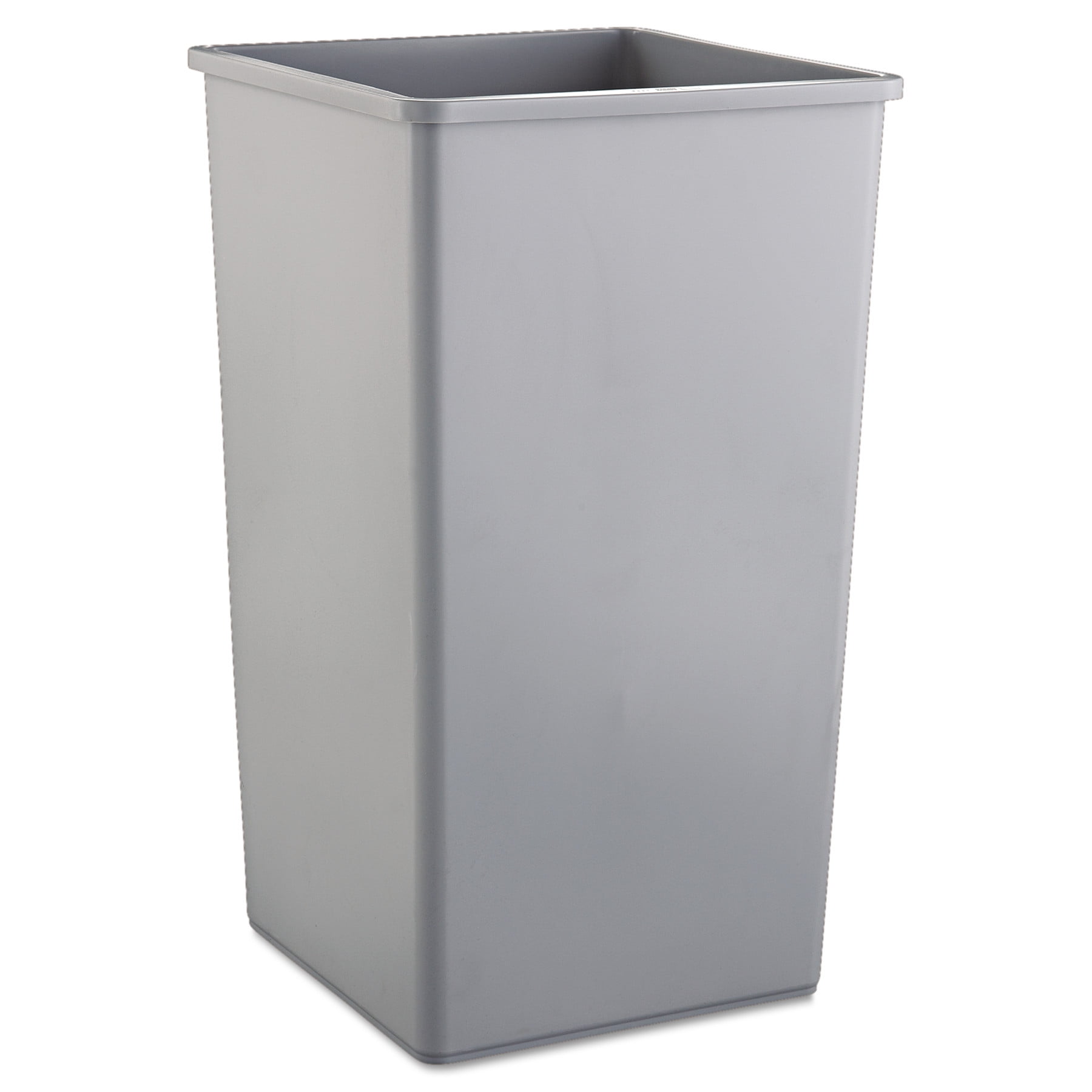 Rubbermaid Commercial Untouchable Square Trash Can, Plastic, 50 gal