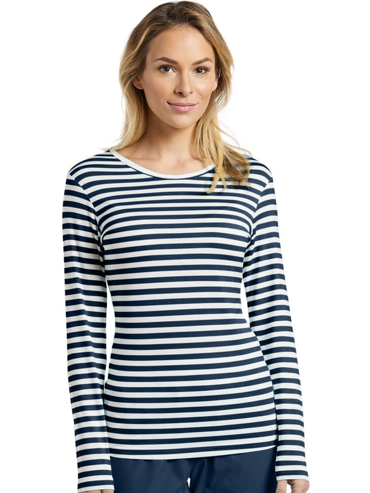 Long Sleeve Striped Underscrub T-Shirt 