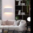 thumbnail image 2 of Lámpara de pared LED minimalista moderna para exteriores, impermeable, para patio, pasillo, sala de estar, dormitorio, mesita de noche, lámpara de pared de doble cabezal, 2 of 5