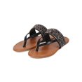 thumbnail image 5 of New Women Bumper Addy-01 Fabric T-Strap Beaded Boho Slip On Sandal Size, 5 of 5