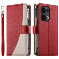 thumbnail image 1 of Funda cartera GANGXUN para OPPO Reno 13 , cuero PU con tarjetero, cremallera, correa de mano, soporte y protección 717°, 1 of 6