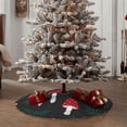 thumbnail image 4 of Defioc Amanita Mushroom for Christmas Tree Skirt Snowman Xmas Tree Skirt Farmhouse Christmas Decorations Tree Mat for Holiday Party Decor-30", 4 of 6