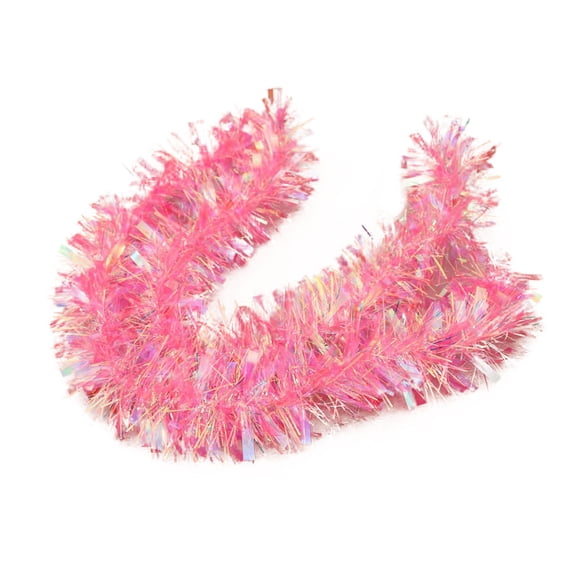Staron Garlands for Decoration Christmas, 6 Feet Christmas Tinsel Garland, Christmas Metallic Hanging Tinsel Garland for Xmas Tree Party Decoration