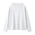 thumbnail image 4 of Bixock Women's Maternity Tops Long Sleeve Casual Pregnant Tops Crew Neck Soft Breathable Maternity Shirts Comfortable Maternity Clothings, 4 of 7