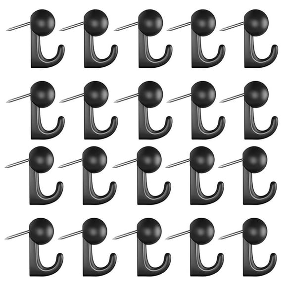 TopLLC Colorful Transparent Hook Thumbtacks I-shaped Nails Cork Nails Diy Decorative Wall Nails