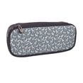 thumbnail image 2 of Lsque Poodle Dog Printed Big Capacity PU Leather Pencil Case Large Pencil Pouch Stationery Pen Bag Pencil Holder for Teen, 2 of 6
