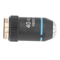 thumbnail image 1 of Loewten Objectif de Microscope Objectif de Microscope Achromatique 40X Grossissement Élevé 20,2mm Filet Standard RMS Noir 195, Objectif, 1 of 8